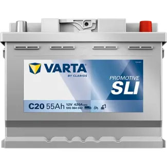 Varta Promotive SLI type C20 startaccu 12 volt 55 ah