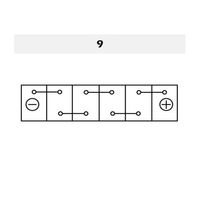 Varta Promotive SLI type H16 startaccu 12 volt 105 ah