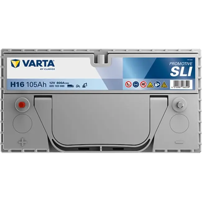Varta Promotive SLI type H16 startaccu 12 volt 105 ah