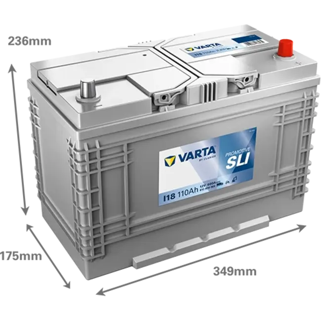 Varta Promotive SLI type I18 startaccu 12 volt 110 ah
