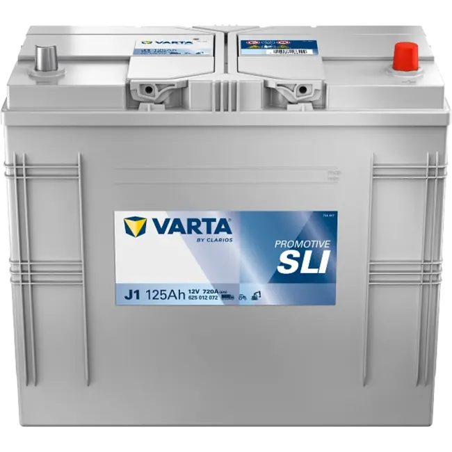 Varta Promotive SLI type J1 startaccu 12 volt 125 ah