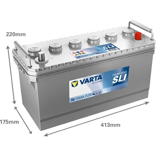 Varta Promotive SLI type I6 startaccu 12 volt 110 ah