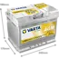 Varta LA60 AGM accu 12 volt 60 ah Dual Purpose