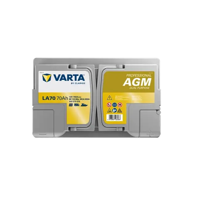 Varta LA70 AGM accu 12 volt 70 ah Dual Purpose