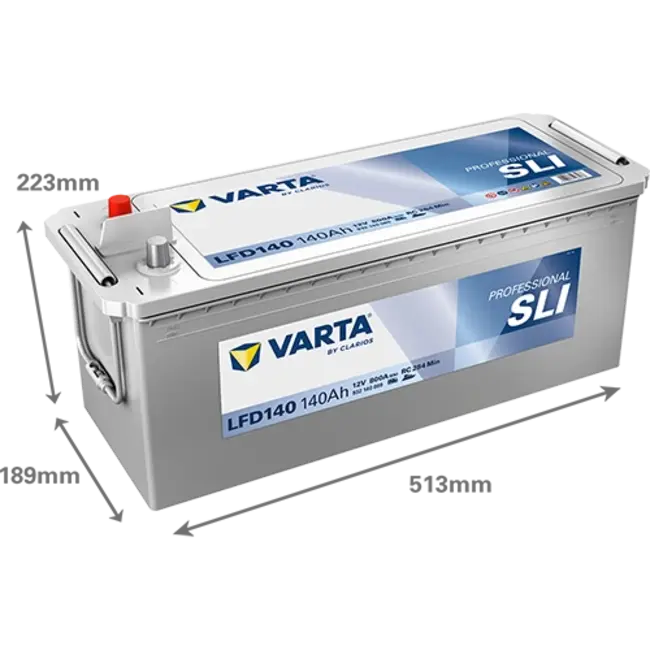 Varta LFD140 accu 12 volt 140 ah Professional SLI