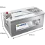 Varta LED240 accu 12 volt 240 ah Dual Purpose EFB