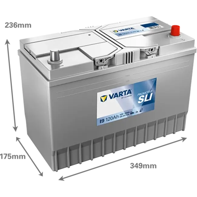 Varta Promotive SLI type I9 startaccu 12 volt 120 ah