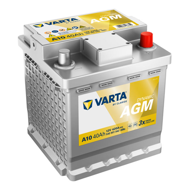 Varta Auto accu 12 volt 40 Ah AGM Dynamic type A10