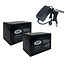 Landport (LP) 2x EVX12-76 accu's 12 volt 76 ah + IMPULS II acculader 24v 8A