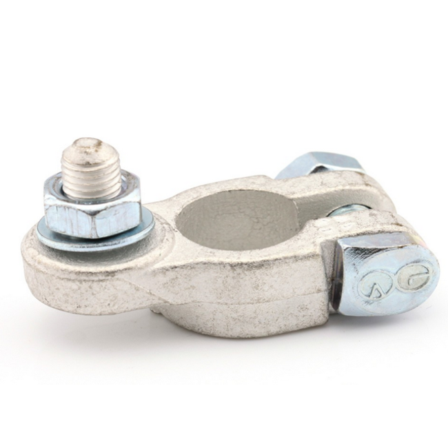 Set rechte accuklemmen met M8 draadeind