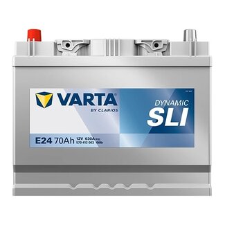 Varta Auto accu 12 volt 70 Ah SLI Dynamic 570 413 063 type E24