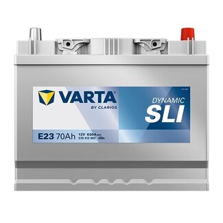 Varta Auto accu 12 volt 70 Ah SLI Dynamic 570 412 063 type E23