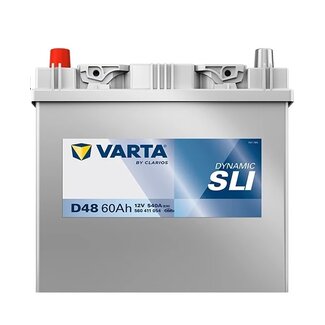 Varta Auto accu 12 volt 60 Ah SLI Dynamic 560 411 054 type D48
