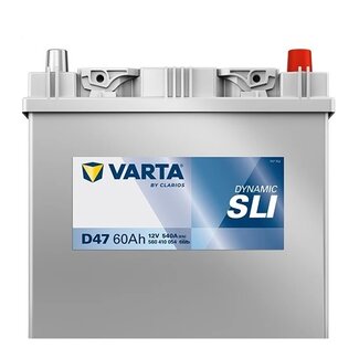 Varta Auto accu 12 volt 60 Ah SLI Dynamic 560 410 054 type D47