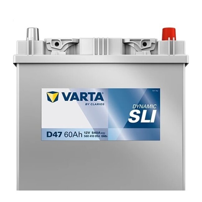 Varta Auto accu 12 volt 60 Ah SLI Dynamic type D47