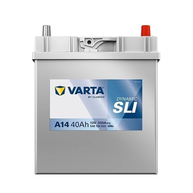 Varta Auto accu 12 volt 40 Ah SLI Dynamic type A14