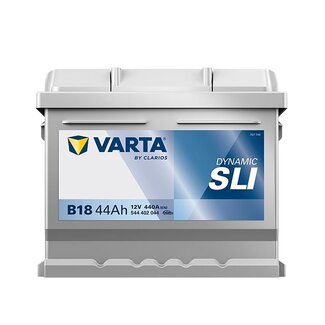 Varta Auto accu 12 volt 44 Ah SLI Dynamic 544 402 044 type B18