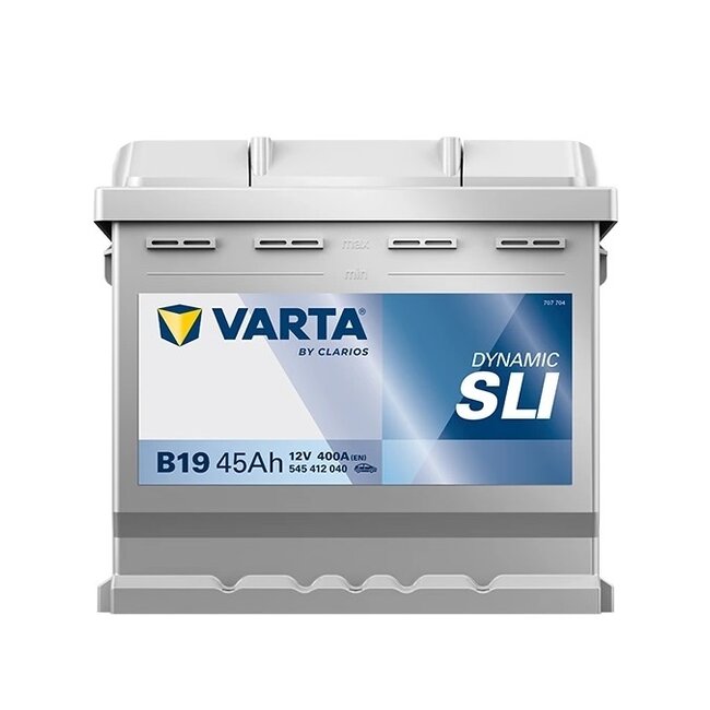 Varta Auto accu 12 volt 45 Ah SLI Dynamic type B19