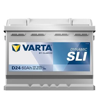 Varta Auto accu 12 volt 60 Ah SLI Dynamic 560 408 054 type D24 Varta Auto accu 12 volt 60 Ah SLI Dynamic 560 408 054 type D24