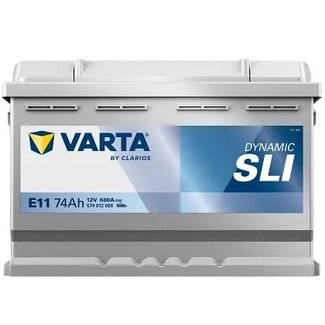 Varta Auto accu 12 volt 74 Ah SLI Dynamic 574 012 068 type E11