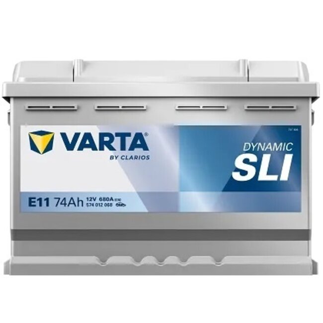 Varta Auto accu 12 volt 74 Ah SLI Dynamic type E11