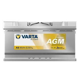 Varta Auto accu 12 volt 95 Ah AGM Dynamic 595 901 085 type A5
