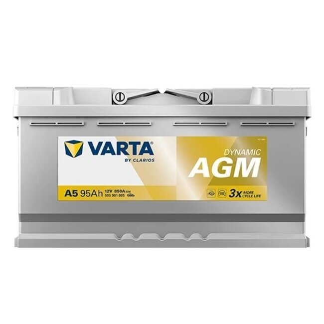 Varta Auto accu 12 volt 95 Ah Dynamic AGM type A5