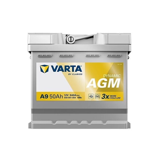 Varta Auto accu 12 volt 50 Ah Dynamic AGM type A9