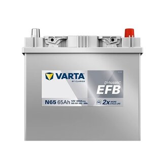 Varta Auto accu 12 volt 65 Ah EFB Dynamic 565 501 065 type N65