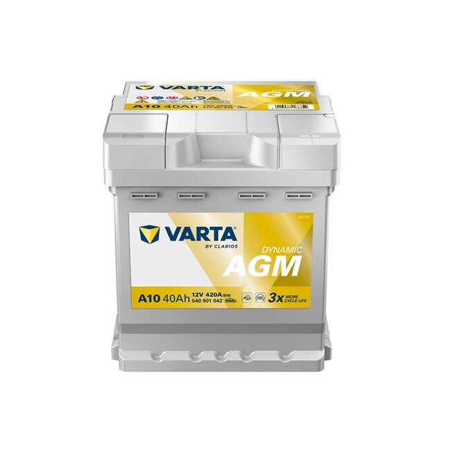 Varta Auto accu 12 volt 40 Ah AGM Dynamic type A10