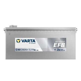 Varta Promotive EFB type C40 startaccu 12 volt 240 ah