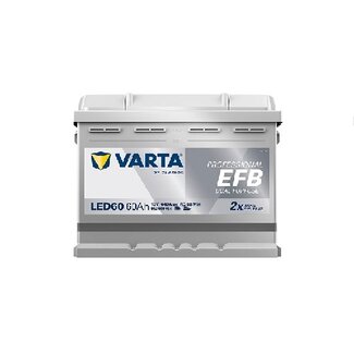 Varta LED60 accu 12 volt 60 ah Dual Purpose EFB