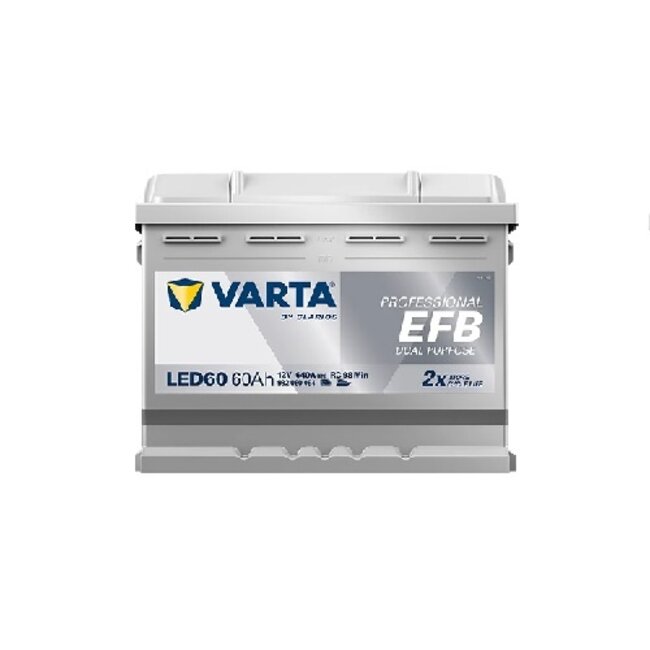 Varta LED60 accu 12 volt 60 ah Dual Purpose EFB