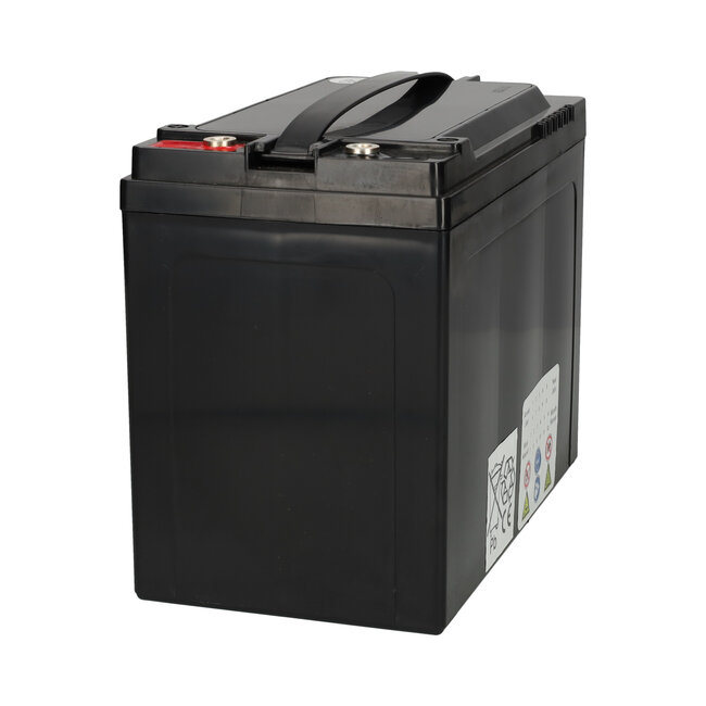 Landport (LP) EVX12055 Deep Cycle 12 v 55 ah AGM / GEL / Carbon technologie accu