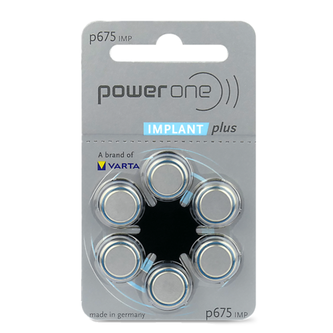 Proefpakket Cochlear Implant Plus hoorbatterij No. 675 BLAUW