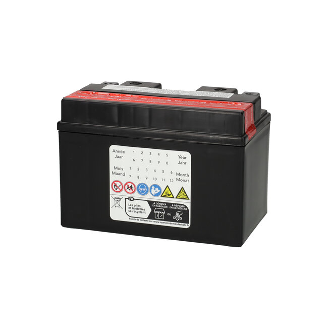 Landport (LP) LT12A-BS 12 volt 10,0 ah AGM motor accu (51101 - YT12A-BS)