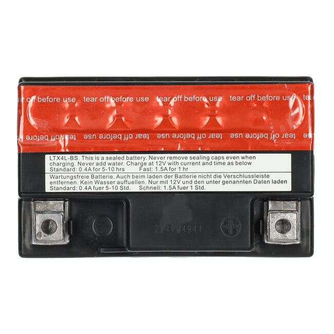 Landport (LP) LTX4L-BS 12 volt 3,0 ah AGM motor accu (50314 - YTX4L-BS)
