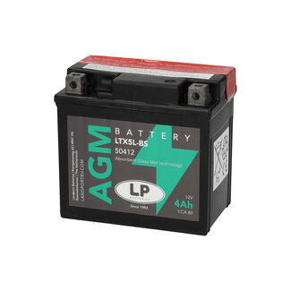 Landport (LP) LTX5L-BS 12 volt 4 ah AGM motor accu (50412 - YTX5L-BS)