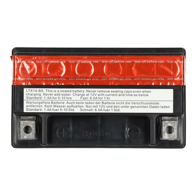 Landport (LP) LTX14-BS 12 volt 12,0 ah AGM motor accu (51214 - YTX14-BS)
