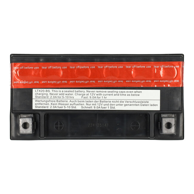 Landport (LP) LTX20-BS 12 volt 18,0 ah AGM motor accu (51802 - YTX20-BS)