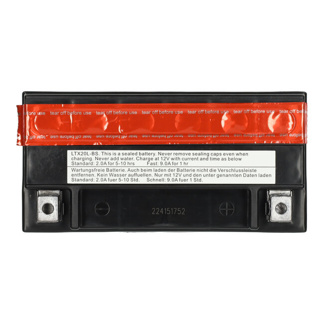 Landport (LP) LTX20L-BS 12 volt 18,0 ah AGM motor accu (51801 - YTX20L-BS)