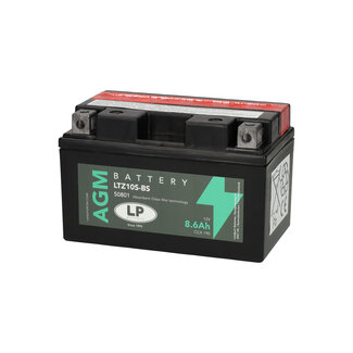 Landport (LP) LTZ10S-BS 12 volt 8,6 ah AGM motor accu (50801 - YTZ10S-BS)