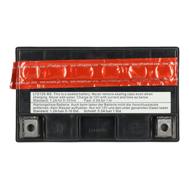 Landport (LP) LTZ12S-BS 12 volt 11,0 ah AGM motor accu (50901 - YTZ12S-BS)