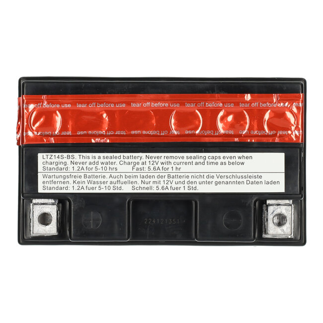 Landport (LP) LTZ14S-BS 12 volt 11,2 ah AGM motor accu (51102 - YTZ14S-BS)