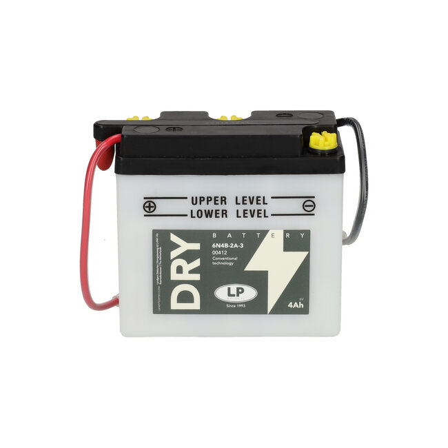 Landport (LP) 6N4B-2A-3 motor accu 6 volt 4,0 ah (00412 - MD 6N4B-2A-3)