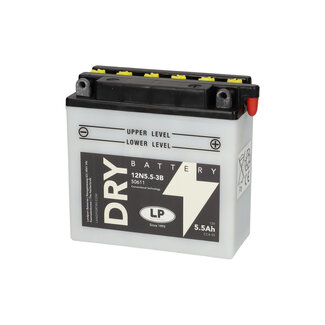 Landport (LP) 12N5,5-3B motor accu 12 volt 5,5 ah (50611 - MD 12N5,5-3B)