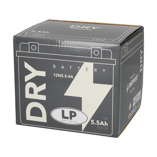 Landport (LP) 12N5,5-4A motor accu 12 volt 5,5 ah (MD 12N5,5-4A)