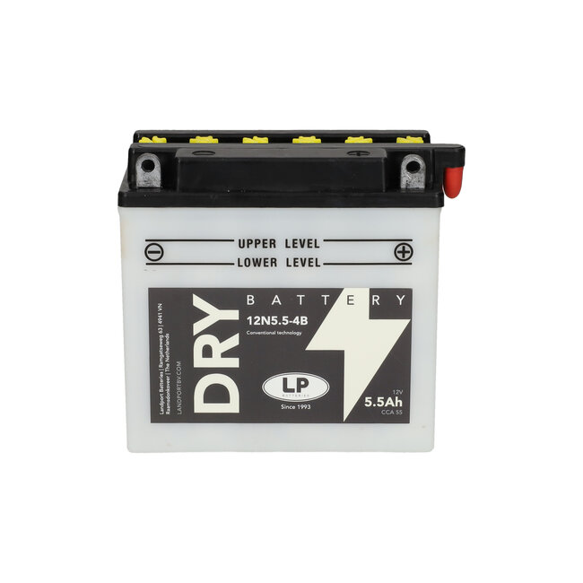 Landport (LP) 12N5,5-4B motor accu 12 volt 5,5 ah (50613 - MD 12N5,5-4B)