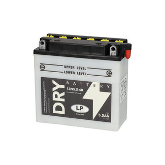 Landport (LP) 12N5,5-4B motor accu 12 volt 5,5 ah (50613 - MD 12N5,5-4B)
