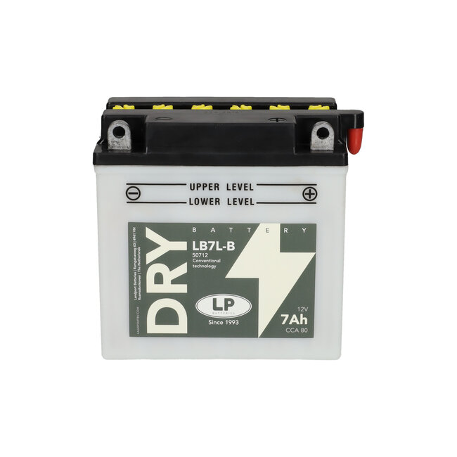 Landport (LP) LB7L-B motor accu 12 volt 7,0 ah (50712 - YB7L-B)
